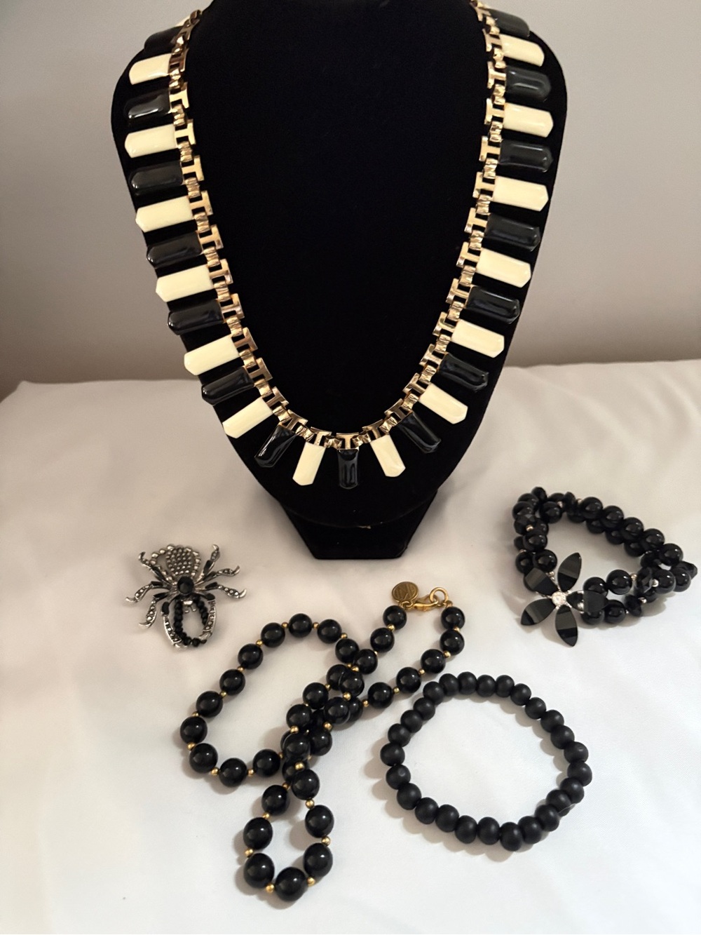 5 Pc Costume Jewelry Lot | Anne Klein II + Rhinestone Spider Ring